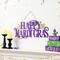 Glitzhome&#xAE; 24&#x22; Metal &#x22;HAPPY MARDI GRAS&#x22; Wall Decor